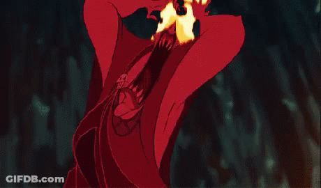 Monster With Flames Coming Out Of Head GIF