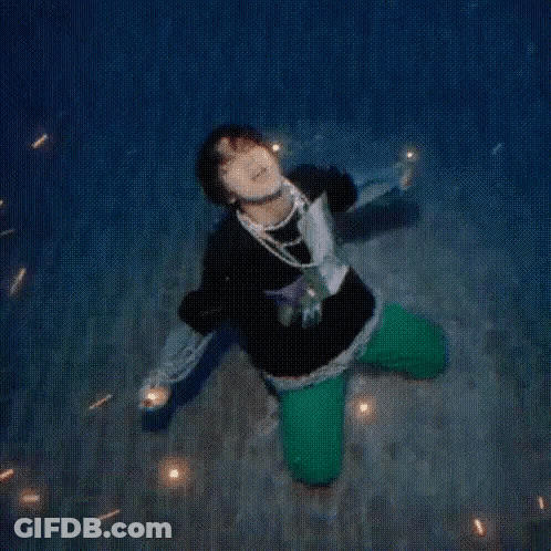 Monster With Open Mouth In Dark Room GIF