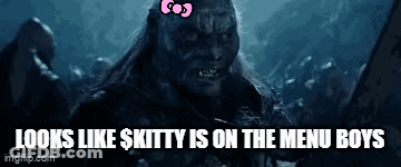 Monster With Pink Bow Looks Like Kitty Is On The Menu Boys GIF