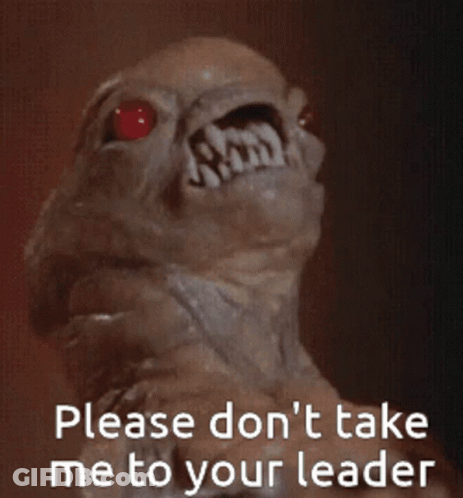 Monster With Red Eyes Please Don't Take Me GIF