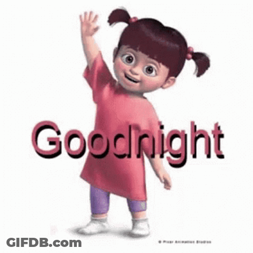 Monsters Inc Boo Have A Great Night GIF