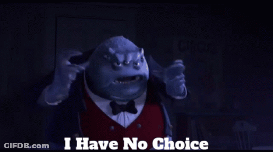 Monsters Inc Henry Waternoose I Have No Choice GIF