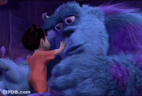 Monsters Inc Hug GIF