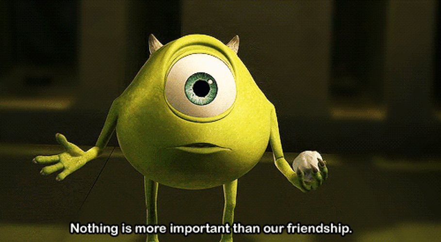 Monsters Inc. Important Friendship GIF