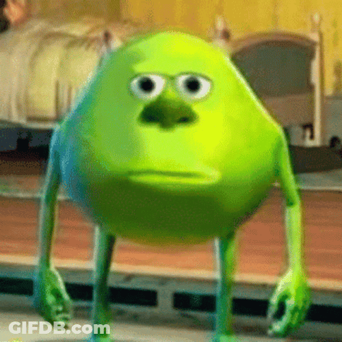 Monsters Inc Mike Blinking Eyes GIF