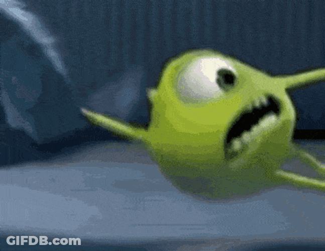 Monsters Inc Mike Scene GIF