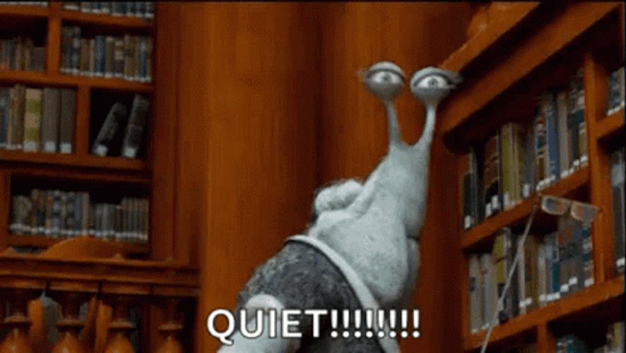 Monsters Inc Quiet In The Library GIF