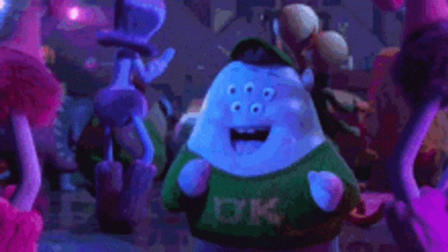 Monsters University Dance Party Squishy GIF