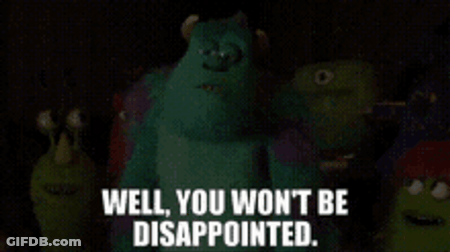 Monsters University Disappointed GIF
