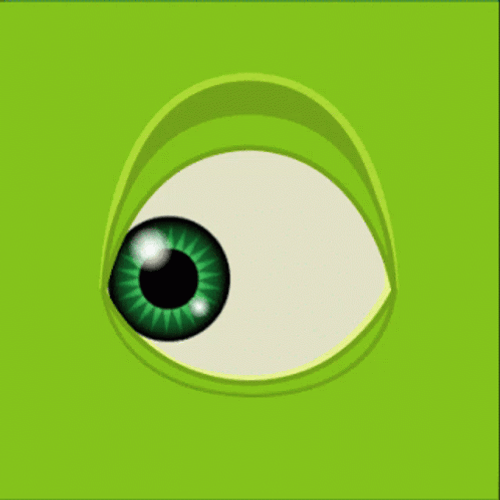 Monsters University Mike Wazowski Eyes Contact Lenses GIF