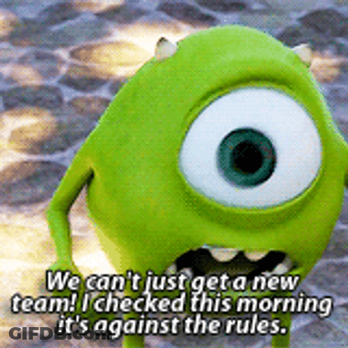 Monsters University Mike Wazowski It's Against The Rules GIF