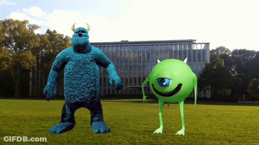 Monsters University Mike Wazowski Sulley Dance GIF