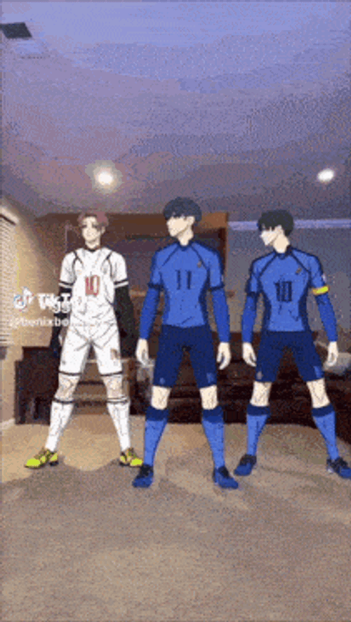 Montagem Blue Lock Dance Sae Bailando Meme GIF