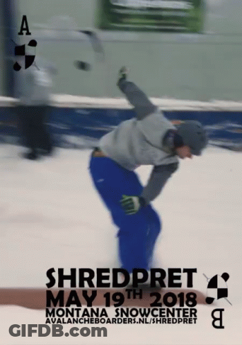 Montana Snow Center Shred Pret Advertisement GIF