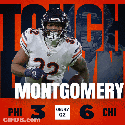 Montgomery Running With Football GIF