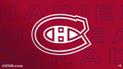 Montreal Canadiens Logo Surrounded By Canada GIF
