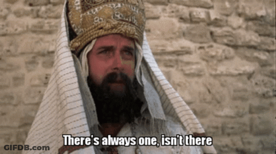 Monty Python Black Knight John Cleese GIF