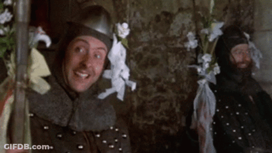 Monty Python Eric Idle Sir Robin GIF
