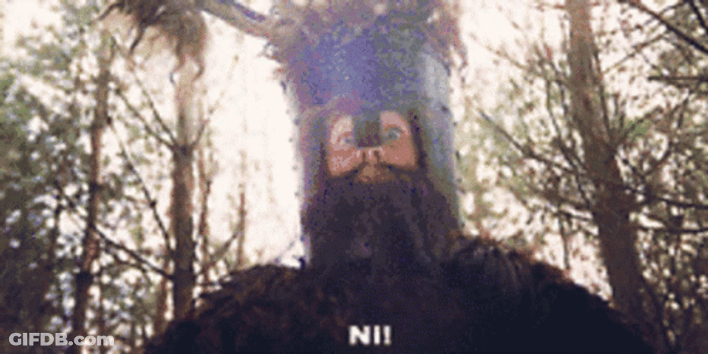 Monty Python Knights Having Fun GIF