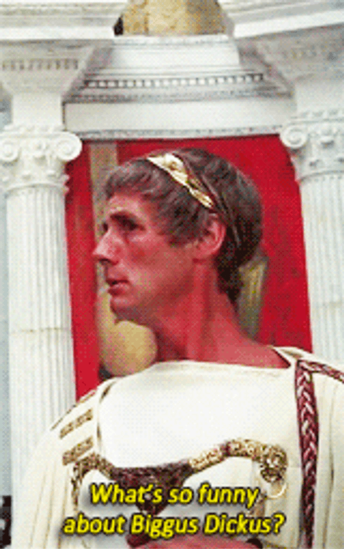 Monty Python Life Of Brian Biggus Dickus GIF