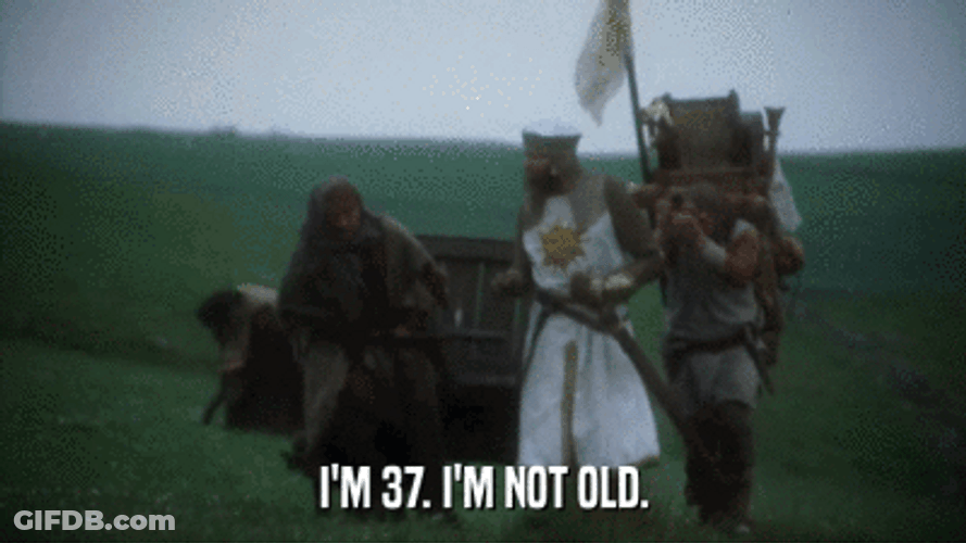 Monty Python Run Away GIF