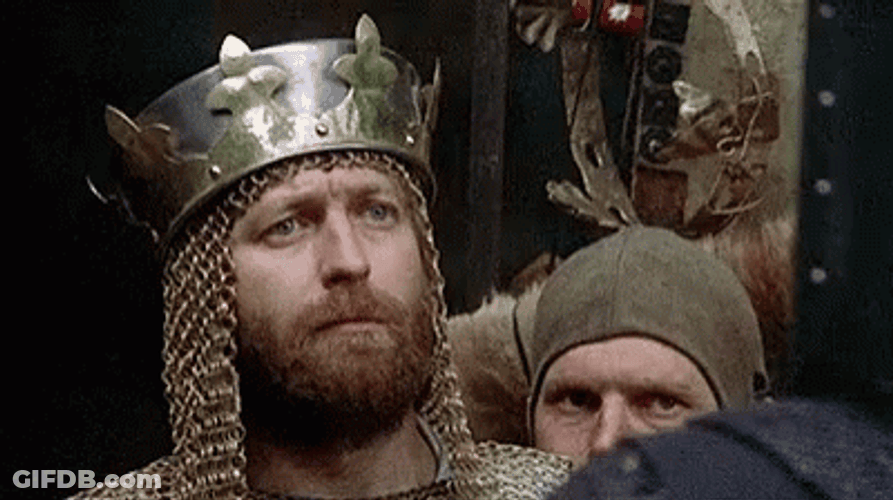 Monty Python Run Away You Make Me Sad GIF
