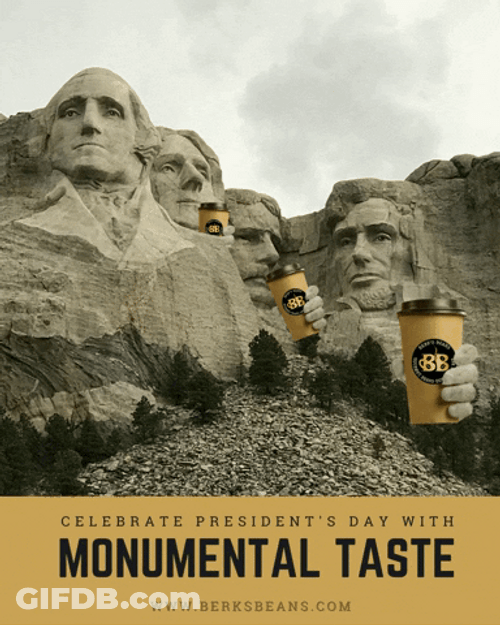 Monumental Taste Presidents Day GIF