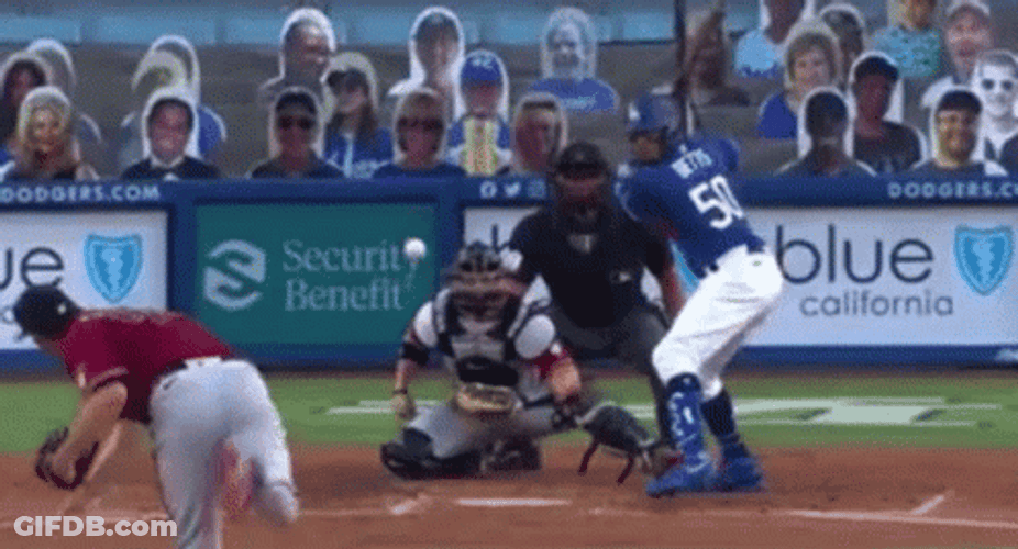 Mookie Betts Hitting The Ball GIF