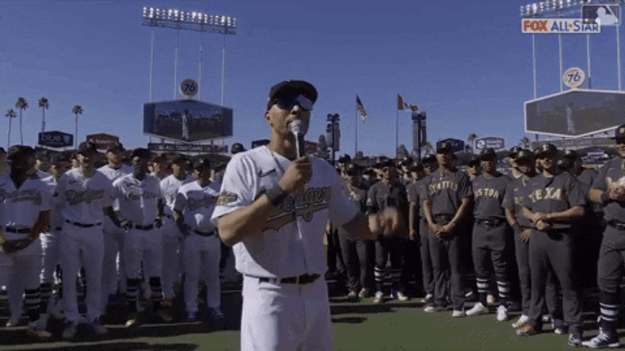 Mookie Betts Making Speech GIF