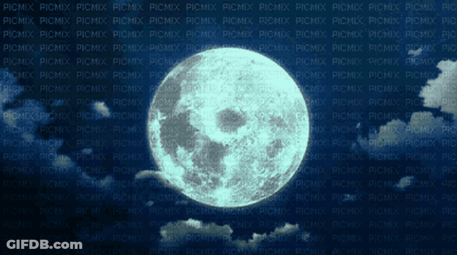 Moon Blue GIF