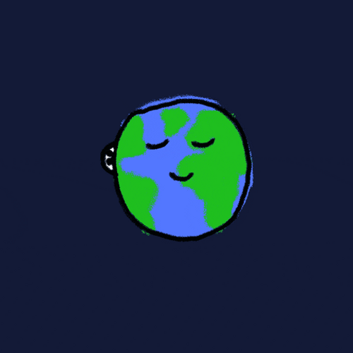 Moon Sleeping World GIF