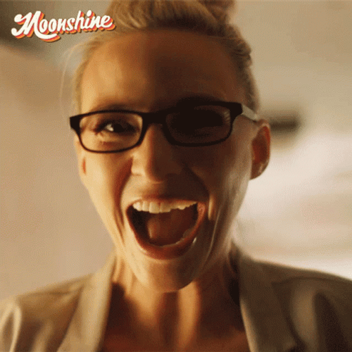 Moonshine Happy Girl Laughing GIF