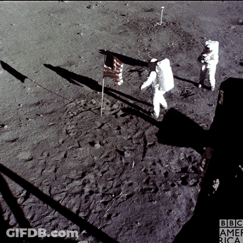 Moonwalk At The Moon GIF