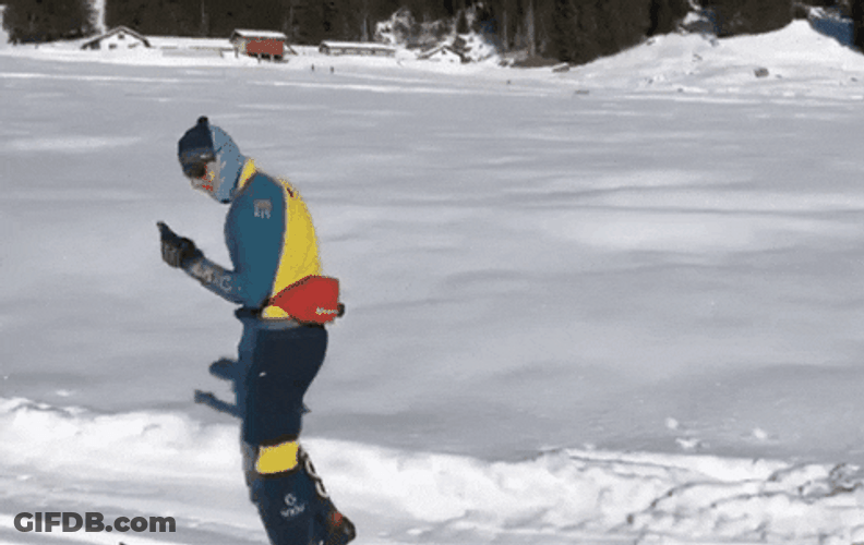 Moonwalk At Winter Olympics GIF