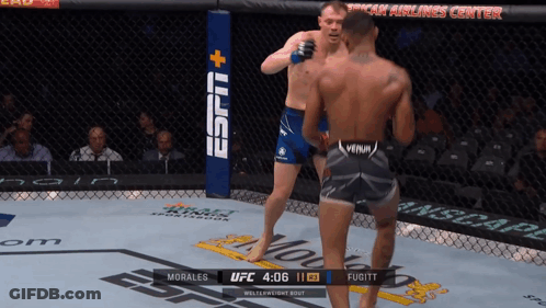 Morales Vs Fugitt Fight On ESPN GIF