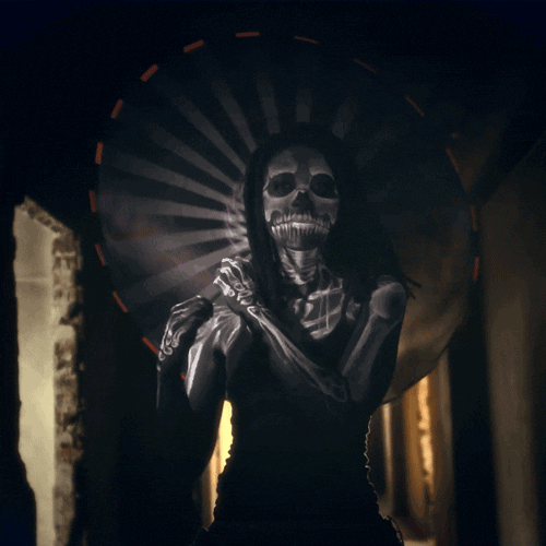 Morbid Death Spinning Umbrella GIF