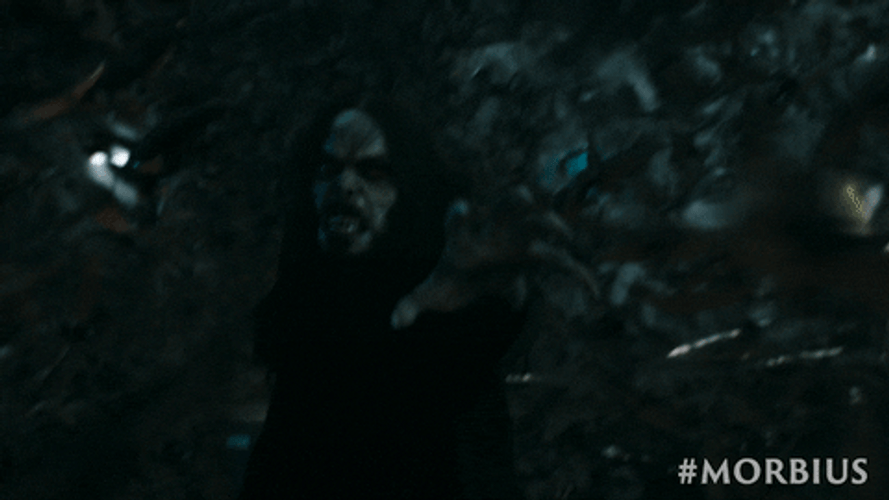 Morbius Controlling Bats GIF