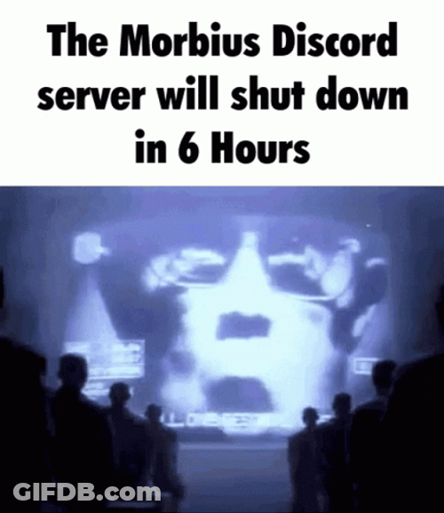 Morbius Discord Shut It Down GIF