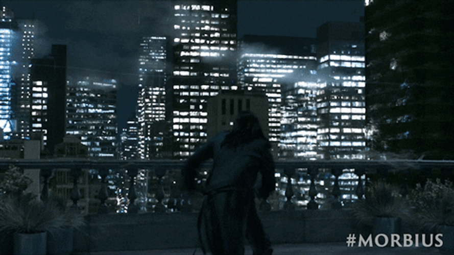 Morbius Flying Transformation GIF