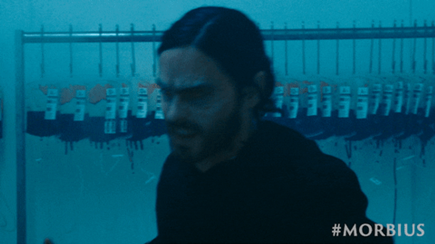 Morbius Hungry Transforming GIF