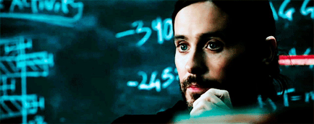 Morbius Jared Leto Thinking GIF
