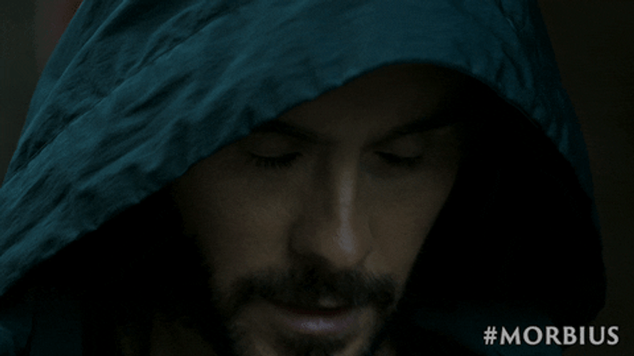 Morbius Scary Stare GIF