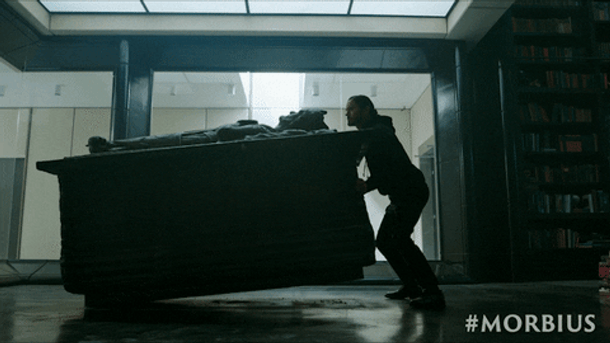 Morbius Super Strength GIF
