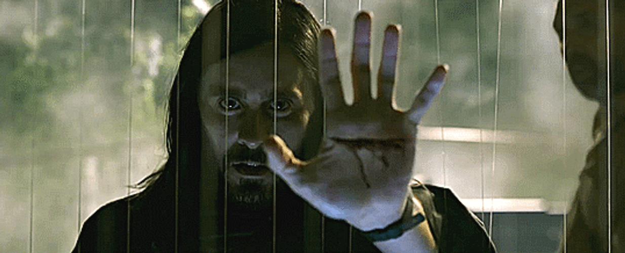 Morbius Wounded Hand GIF