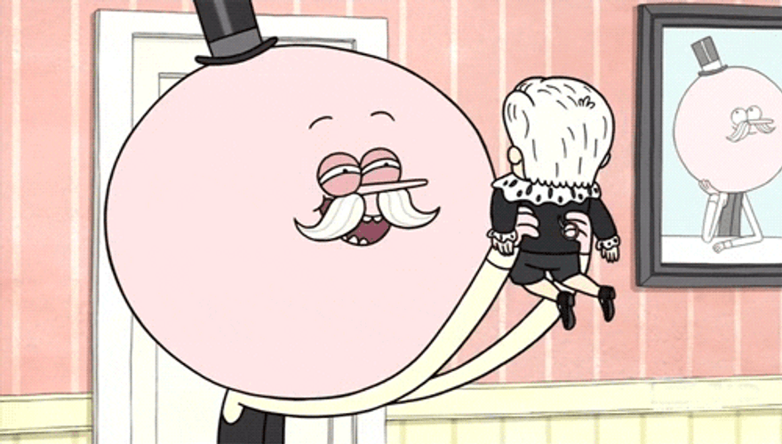Mordecai And Rigby Cartoon Pops GIF