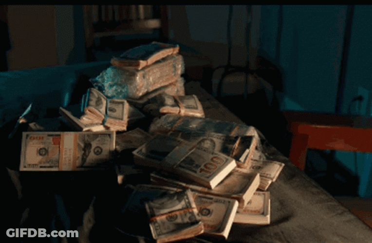 More Bundle Of Cash Money GIF