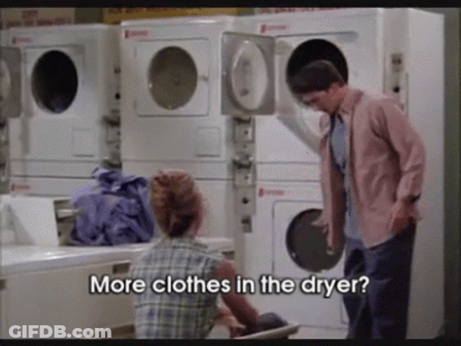 More Clothes In The Laundry Dryer? GIF
