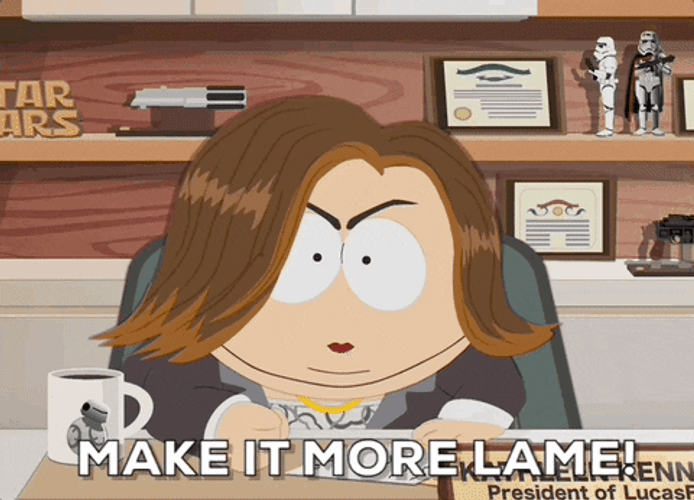 More Lame Kathleen Kennedy South Park GIF