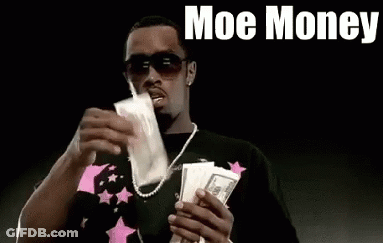 More Money No Problems P Diddy Meme GIF