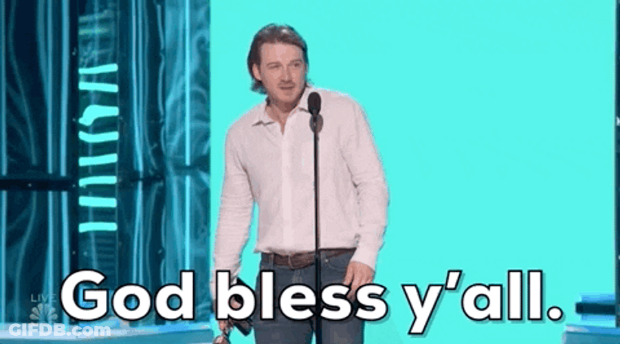 Morgan Wallen God Bless Y'All GIF